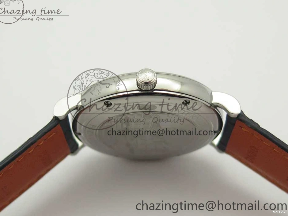 MIROTIME 0103 Portofino Automatic SS FKF 1:1 Best Edition Blue Dial on Blue Leather Strap A Cozy 7133